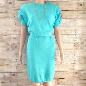 Vintage St. John by Marie Gray Knit Dress Size 12